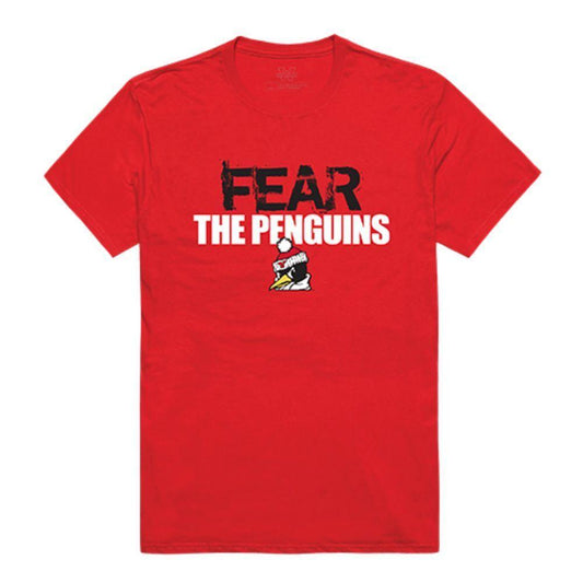 Youngstown State University Penguins NCAA Fear Tee T-Shirt Red-Campus-Wardrobe