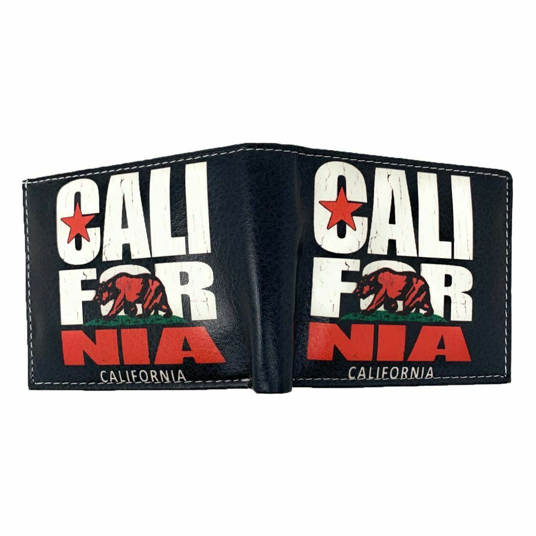 California Cali Bear Bifold Wallets In Gift Box Mens Womens Kids-Wallets-Empire Cove-Star-Casaba Shop