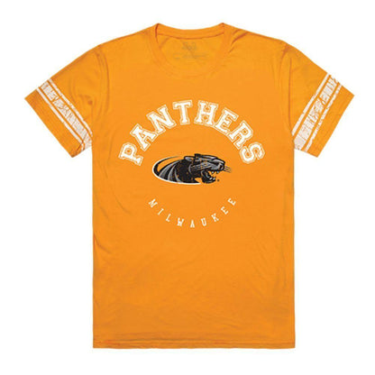 University of Wisconsin Milwaukee Panthers NCAA Men's Football Tee T-Shirt Gold-Campus-Wardrobe