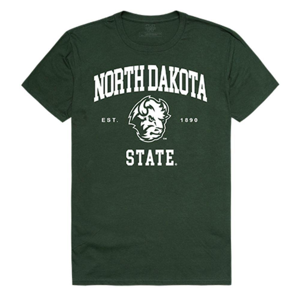 North Dakota State University Bison Thundering Herd NCAA Seal Tee T-Shirt-Campus-Wardrobe