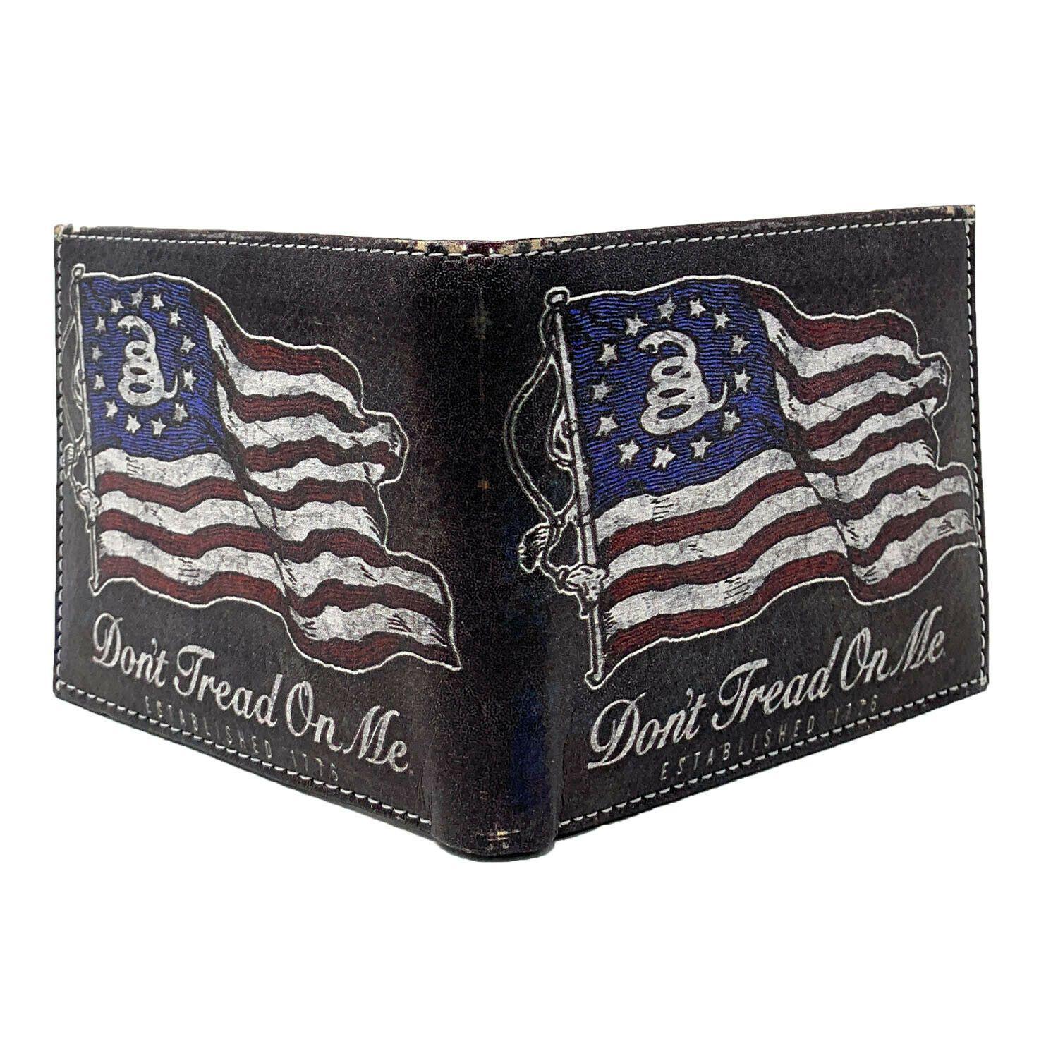 USA Patriotic Bifold Wallets In Gift Box Mens Womens Youth-UNCATEGORIZED-Empire Cove-LL-US_100_DOLLAR_OLD-Casaba Shop