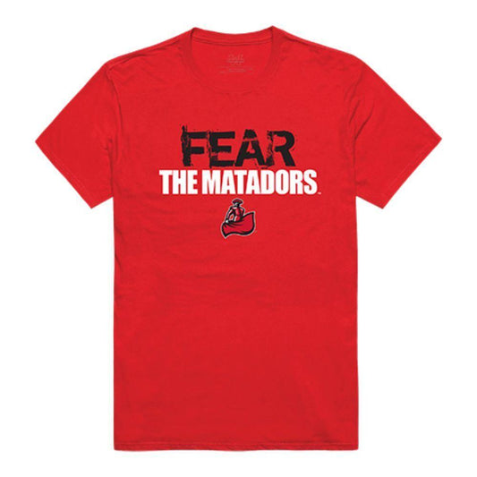 CSUN California State University Northridge Matadors NCAA Fear Tee T-Shirt Red-Campus-Wardrobe