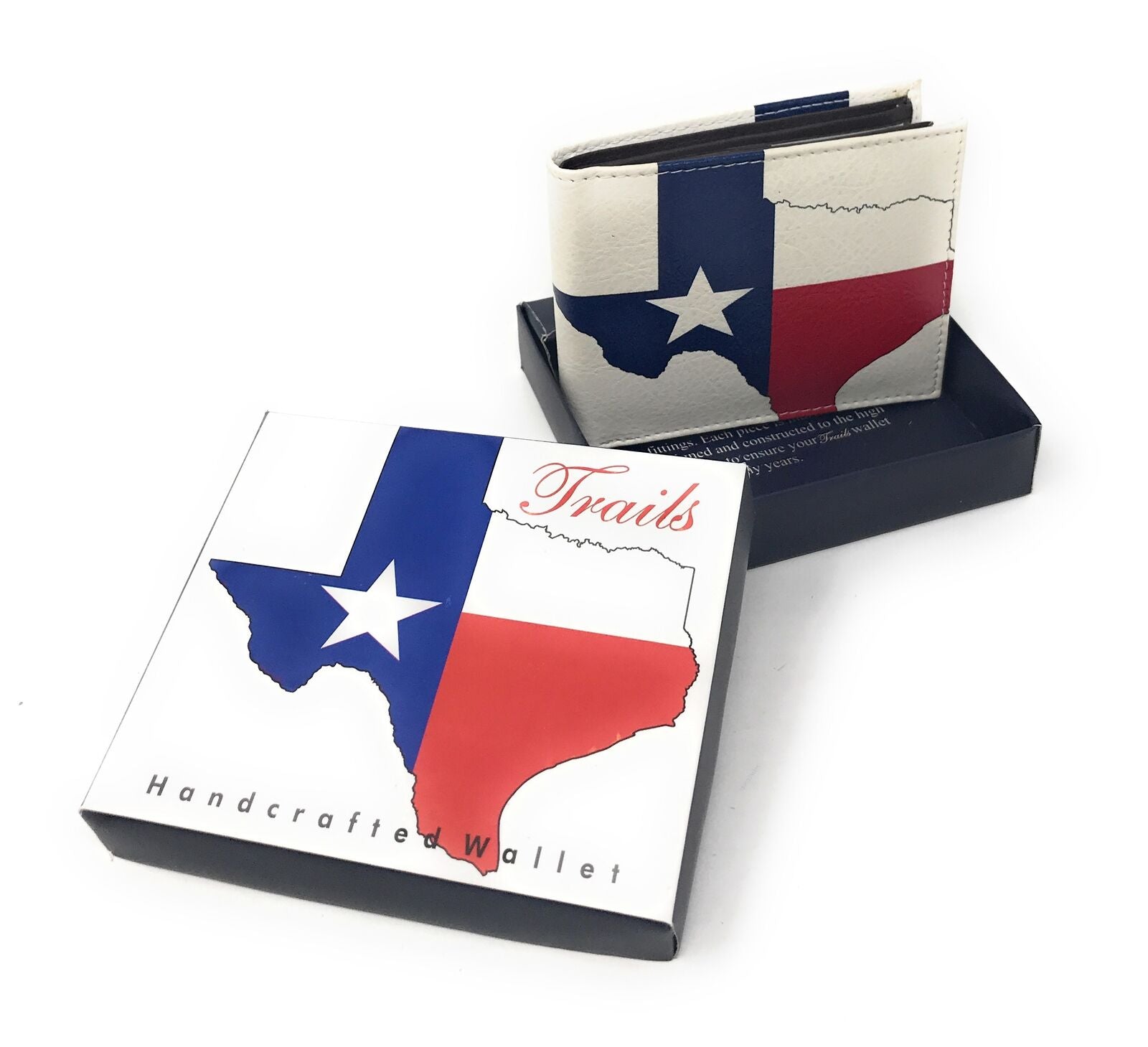 USA Patriotic Bifold Wallets In Gift Box Mens Womens Youth-UNCATEGORIZED-Empire Cove-FC-TEXAS FLAG-Casaba Shop