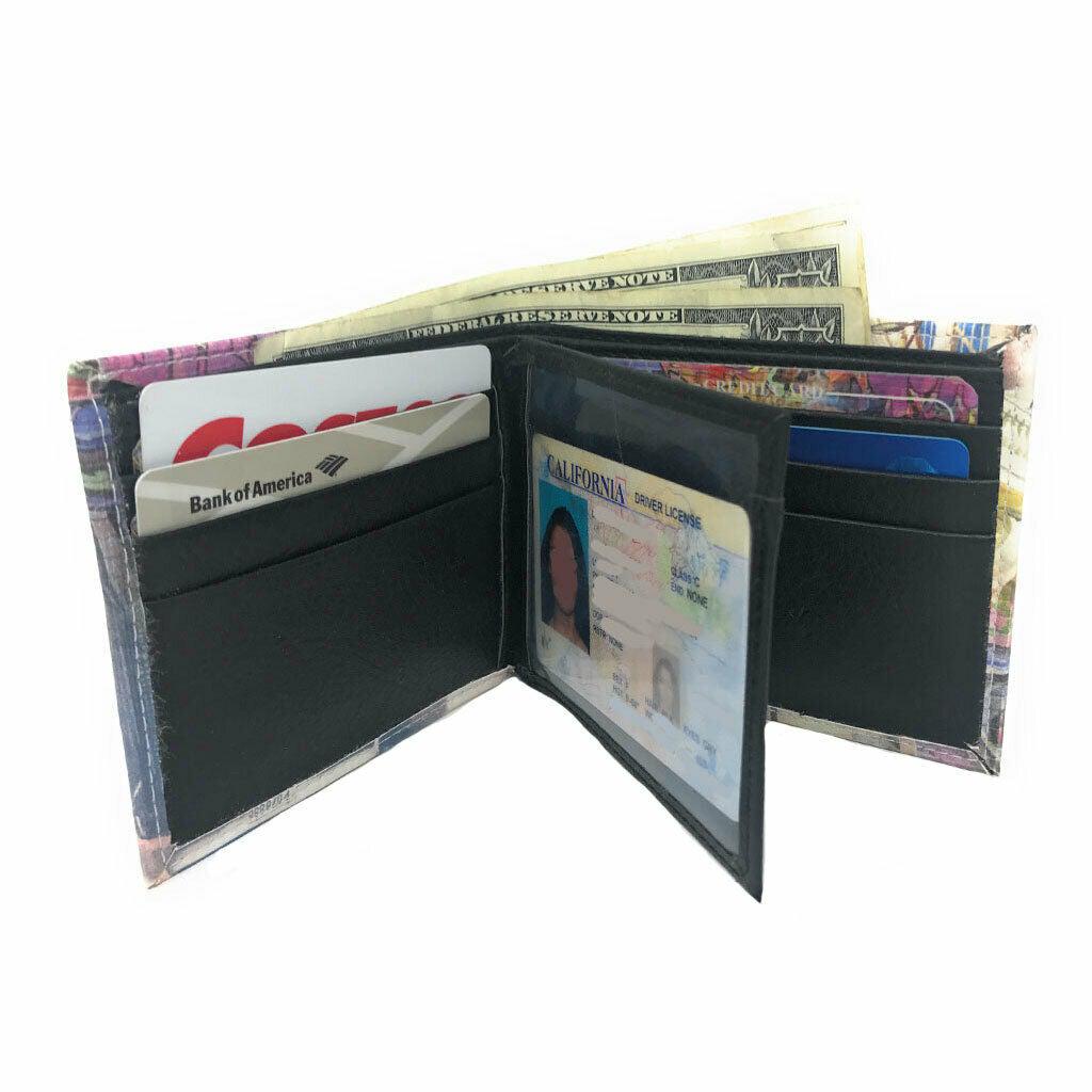 Urban Trendy NY Fashion Bifold Printed Wallets In Gift Box Mens Womens Kids-UNCATEGORIZED-Empire Cove-LL-BLM-Casaba Shop