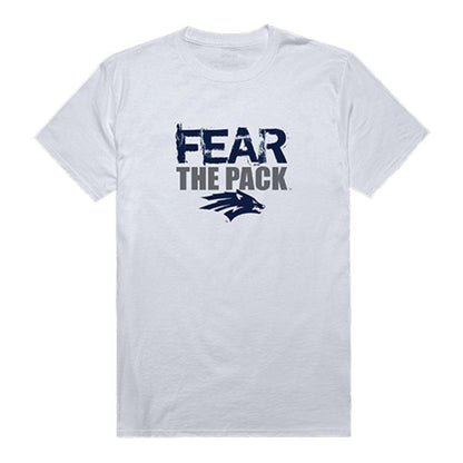 University of Nevada Wolf Pack NCAA Fear Tee T-Shirt White-Campus-Wardrobe