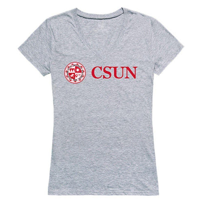 CSUN Cal State University Northridge Matadors NCAA Women's Seal Tee T-Shirt-Campus-Wardrobe