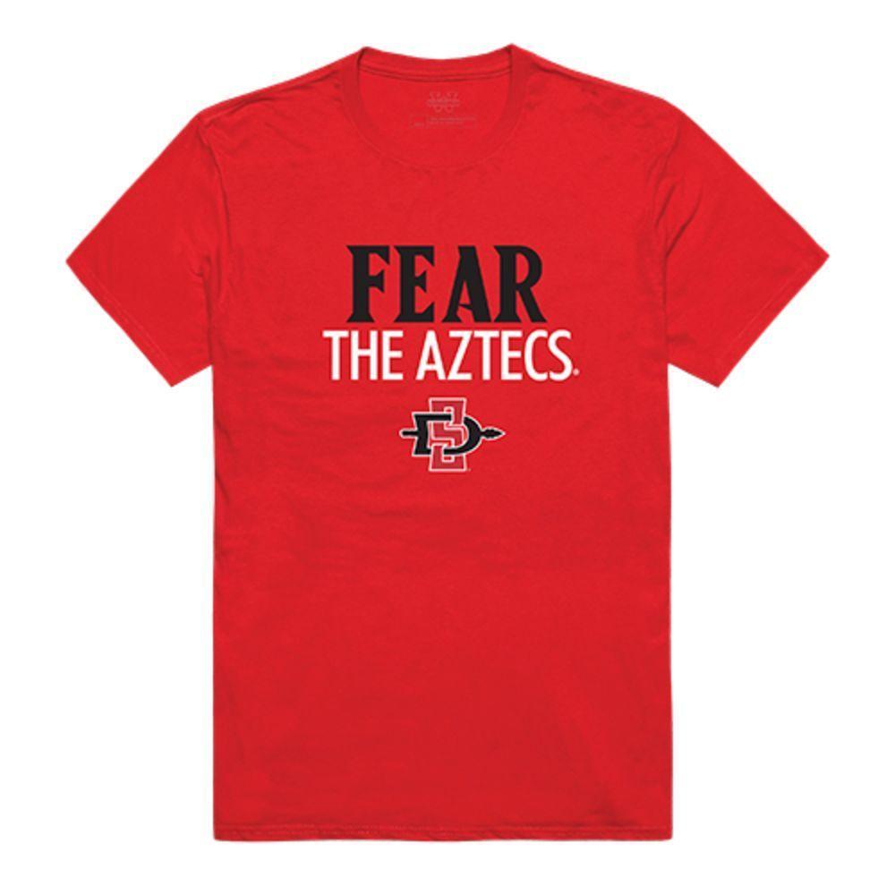 SDSU San Diego State University Aztecs NCAA Fear Tee T-Shirt Red-Campus-Wardrobe