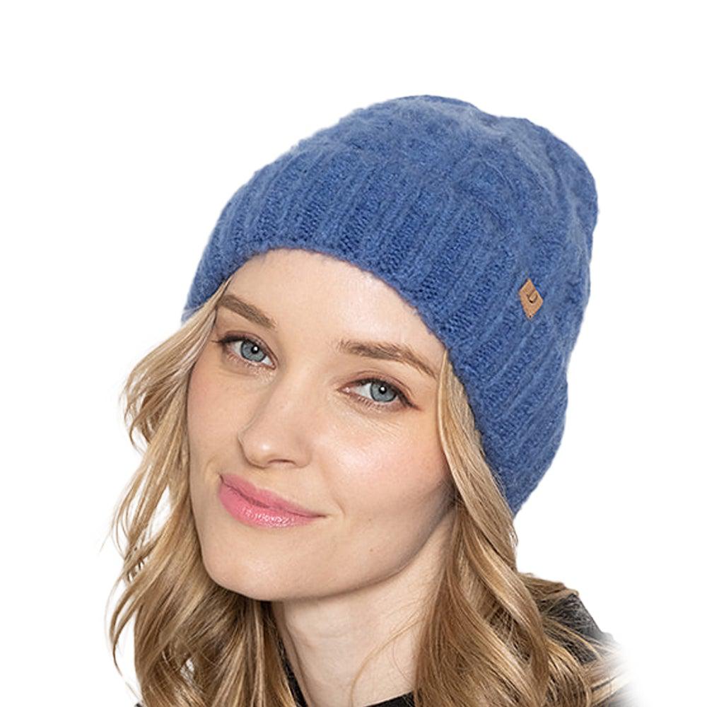 Empire Cove Winter Cable Knit Cuff Beanie-UNCATEGORIZED-Empire Cove-Black-Casaba Shop