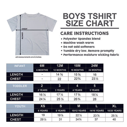 New Hampshire Wildcats UNH Boys Game Day Gray Short Sleeve Tee Shirt by Vive La Fete-Campus-Wardrobe