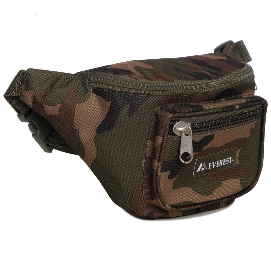 Everest Woodland Camouflage Waist Fanny Pack 