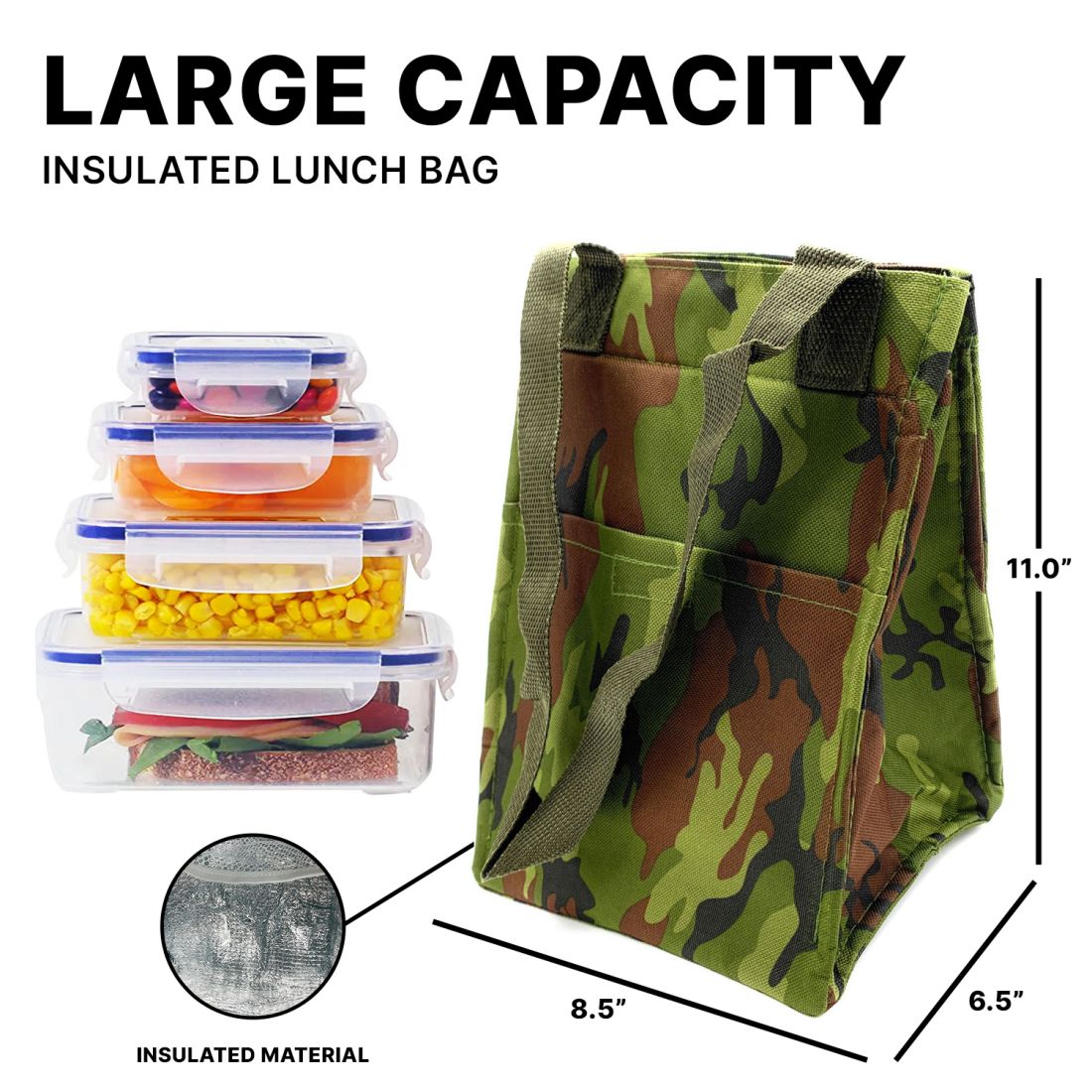 Insulated Lunch Bag Shoulder Strap | Thermal Lunch Bags Food Strap - Large  Thermal - Aliexpress