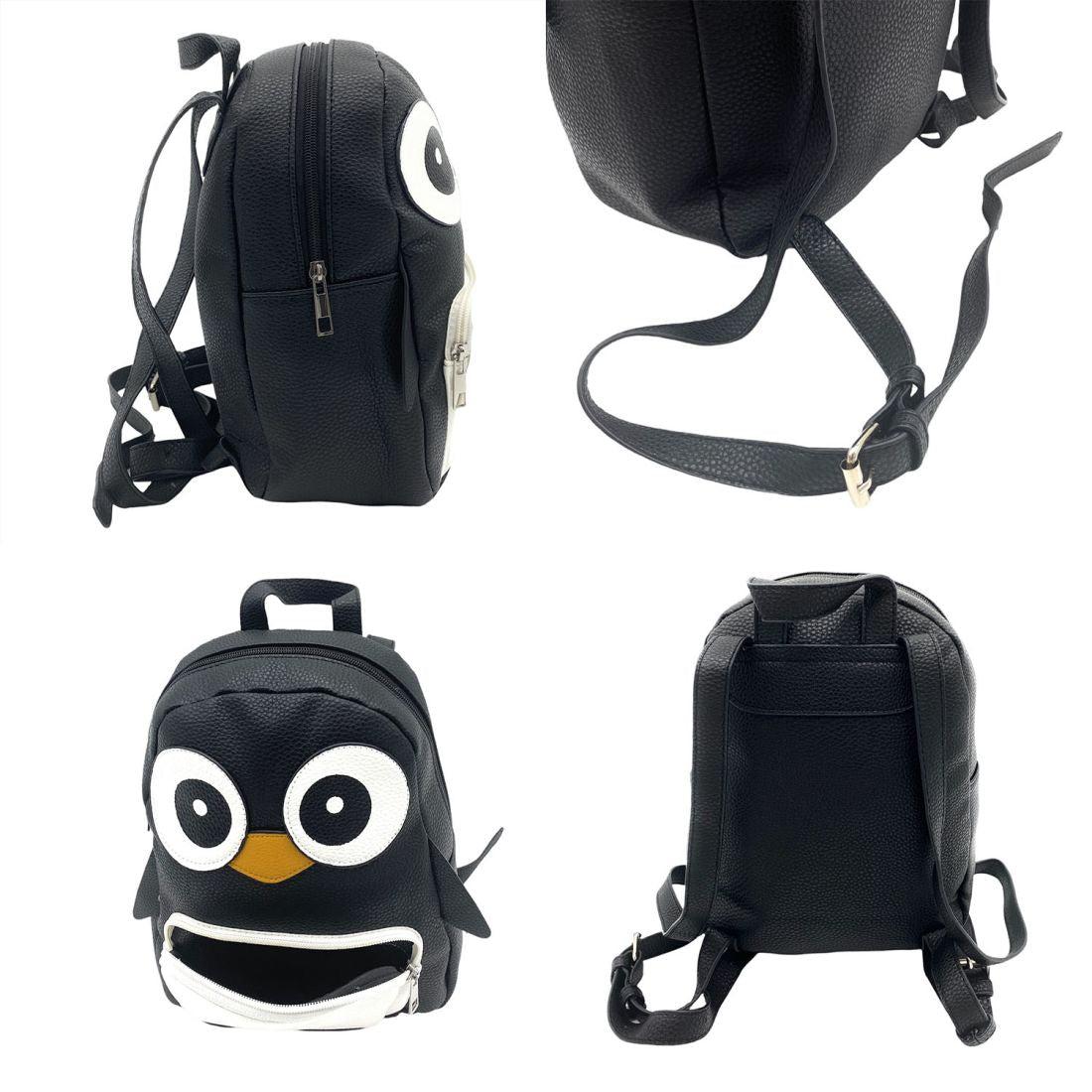Empire Cove Wide Eyed Penguin Mini Backpack School Book Bags Cute Animals Girls-Casaba Shop