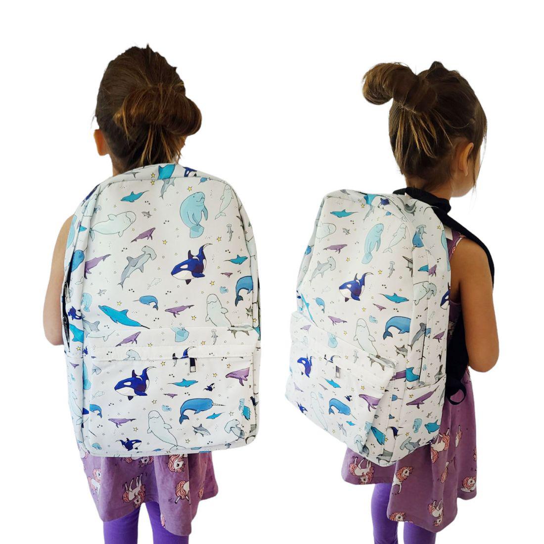 Empire Cove Back to School Backpack Shark Sealife Sloth Dino Sea Turtle Book Bag-Casaba Shop