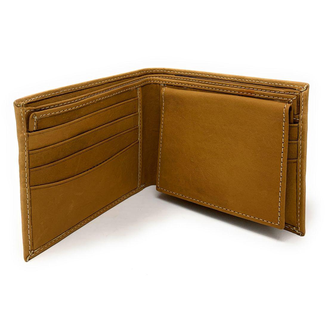 Empire Cove Stylish Genuine Leather Bifold Wallets Mens Womens-UNCATEGORIZED-Empire Cove-Black-Casaba Shop