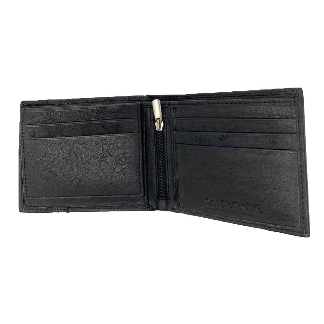 Empire Cove Stylish Genuine Leather Bifold Wallets Mens Womens-UNCATEGORIZED-Empire Cove-Black-Casaba Shop