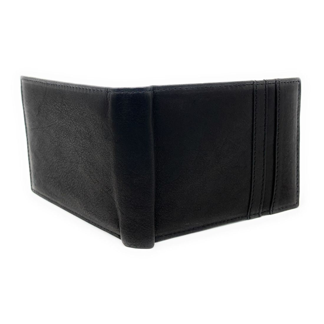 Empire Cove Stylish Genuine Leather Bifold Wallets Mens Womens-UNCATEGORIZED-Empire Cove-Black-Casaba Shop