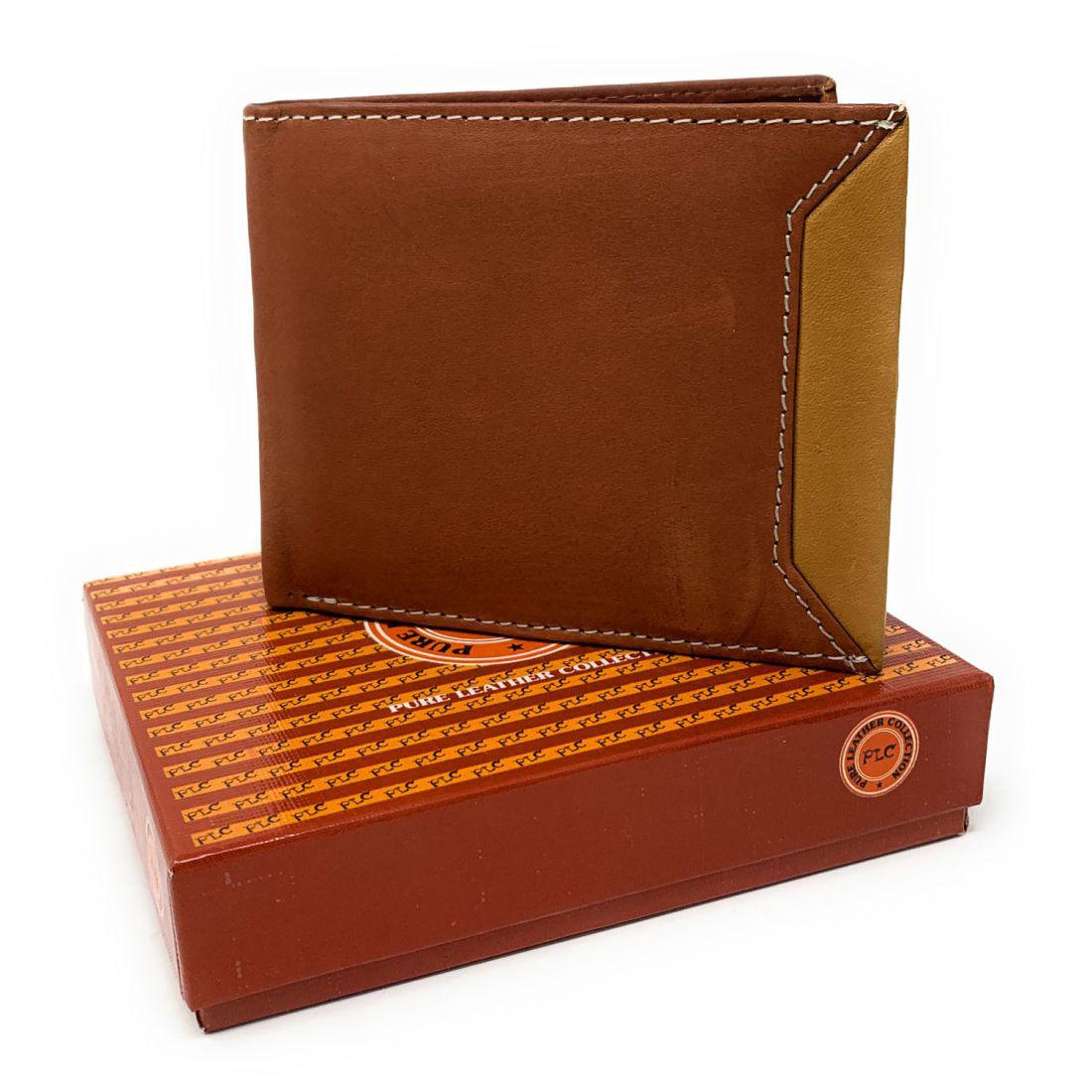 Empire Cove Stylish Genuine Leather Bifold Wallets Mens Womens-UNCATEGORIZED-Empire Cove-Brown-Casaba Shop