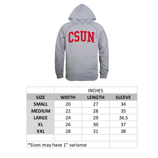 Mouseover Image, University of Akron Game Day Hoodie Sweatshirt Heather Grey-Campus-Wardrobe