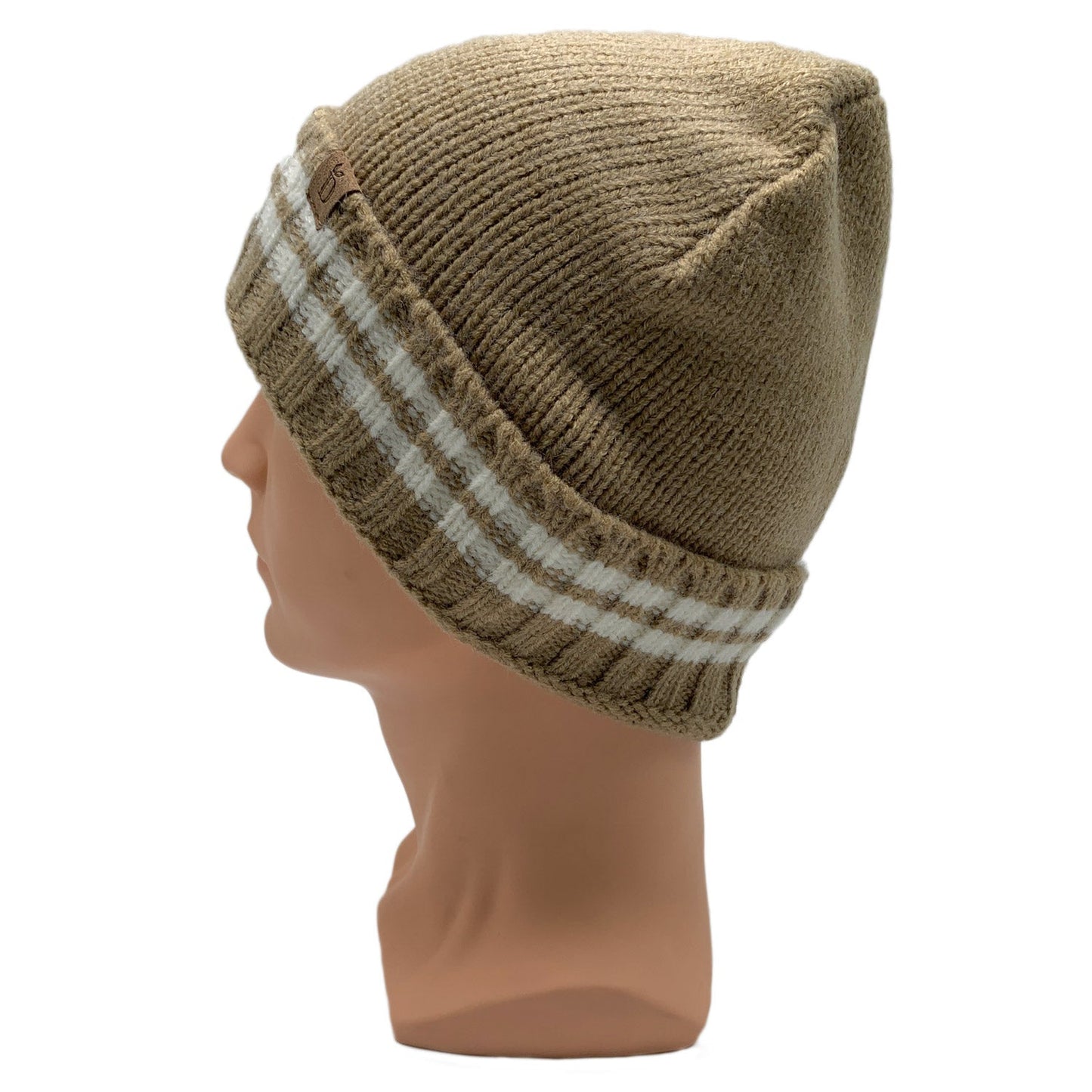 Empire Cove Winter Knit Striped Beanie-UNCATEGORIZED-Empire Cove-Black-Casaba Shop