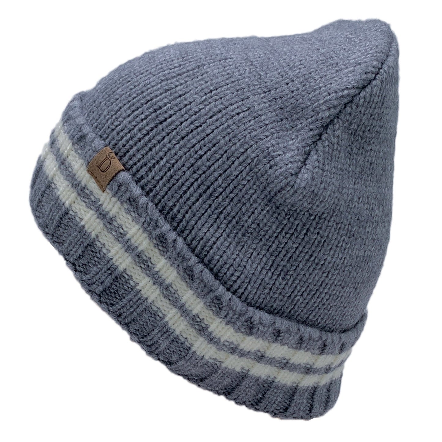 Empire Cove Winter Knit Striped Beanie-UNCATEGORIZED-Empire Cove-Black-Casaba Shop