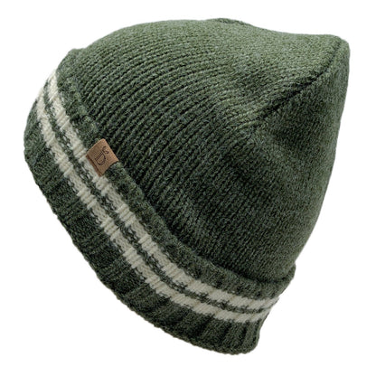 Empire Cove Winter Knit Striped Beanie-UNCATEGORIZED-Empire Cove-Black-Casaba Shop