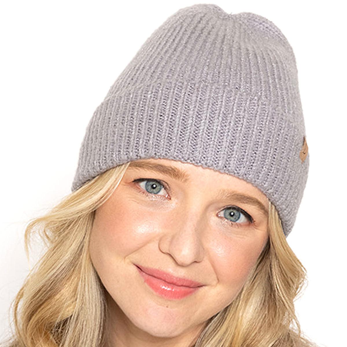 Empire Cove Womens Ribbed Knit Cuff Beanie-UNCATEGORIZED-Empire Cove-Mustard-Casaba Shop