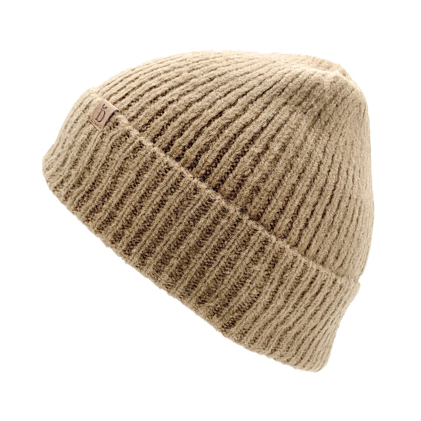 Empire Cove Womens Ribbed Knit Cuff Beanie-UNCATEGORIZED-Empire Cove-Dusty pink-Casaba Shop