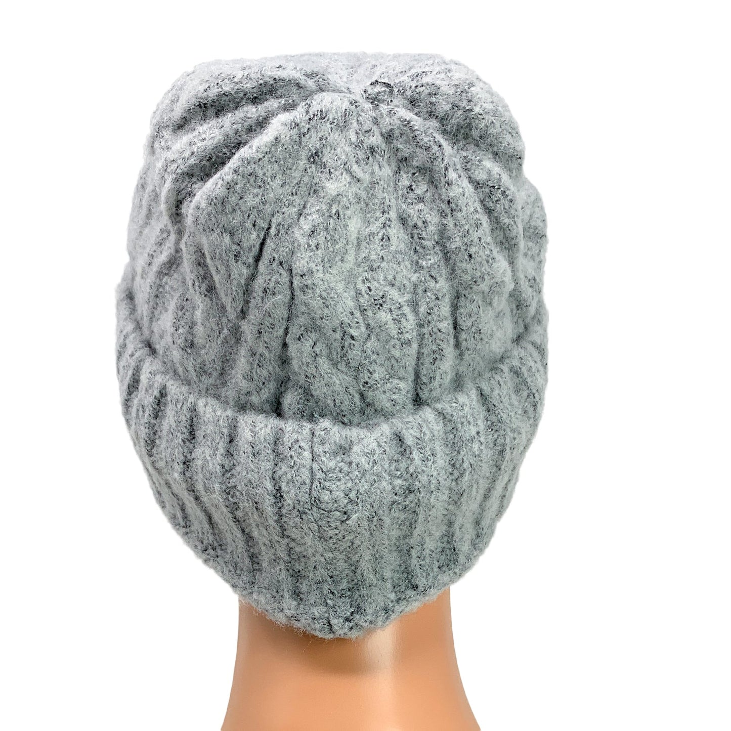 Empire Cove Winter Cable Knit Cuff Beanie-UNCATEGORIZED-Empire Cove-Black-Casaba Shop