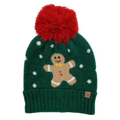 Empire Cove Winter Holiday Christmas Beanie with Yarn Pom Pom Holiday Gifts-Beanies-Empire Cove-Santa Claus-Casaba Shop