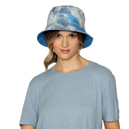 Empire Cove Tie Dye Ice Crumple Bucket Hat Reversible Fisherman Cap Women Men