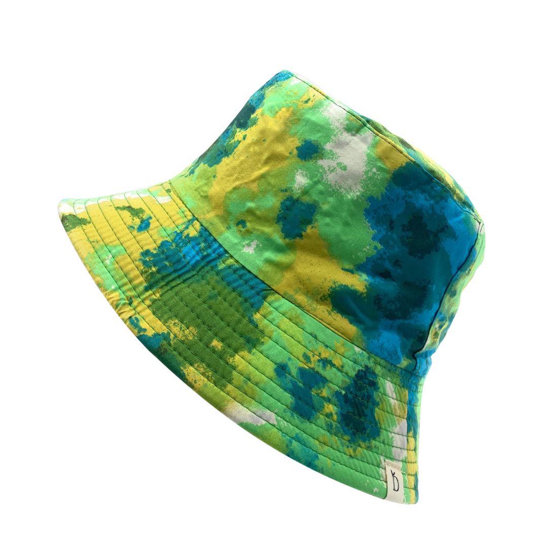 Empire Cove Tie Dye Ice Crumple Bucket Hat Reversible Fisherman Cap Women Men