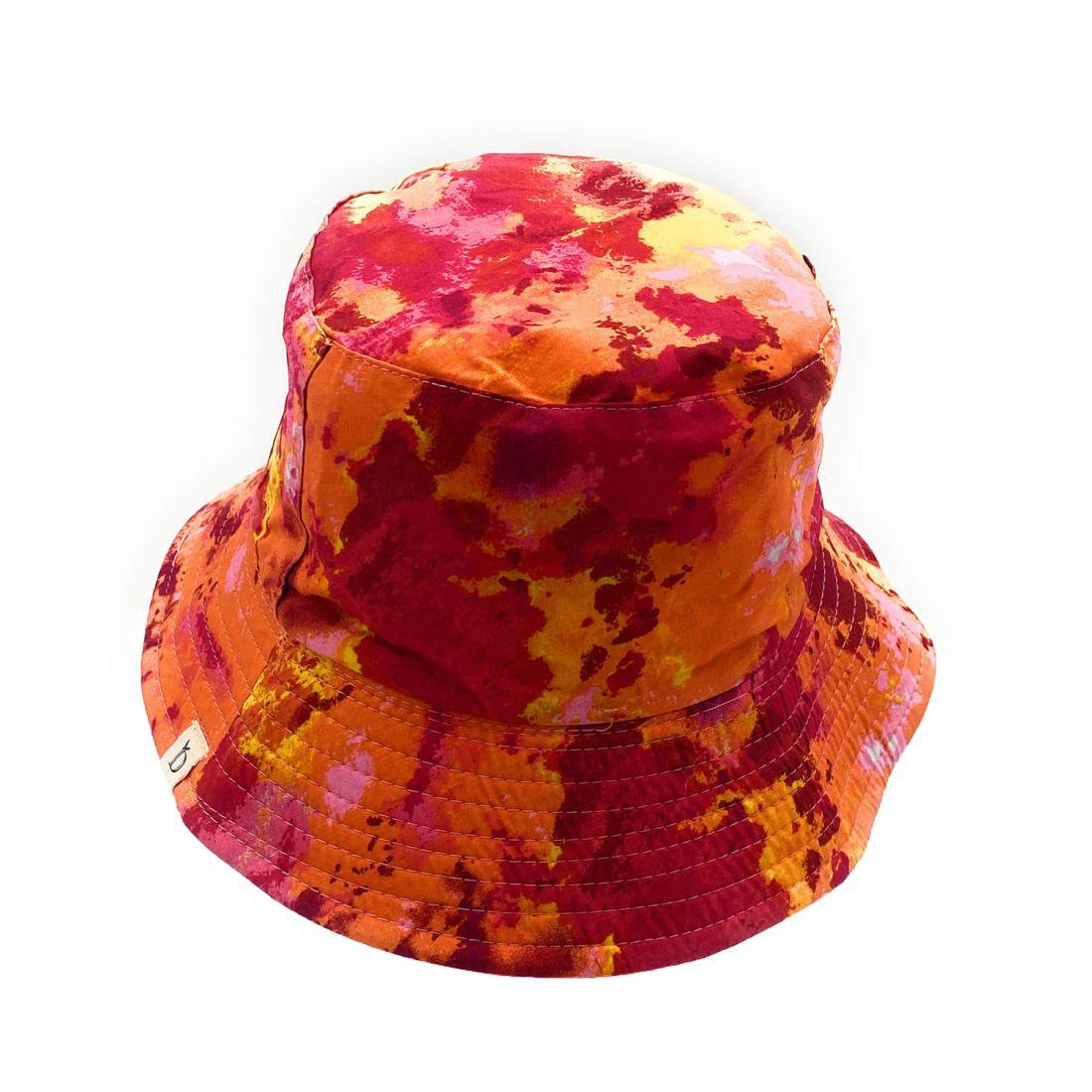 Empire Cove Tie Dye Ice Crumple Bucket Hat Reversible Fisherman Cap Women Men