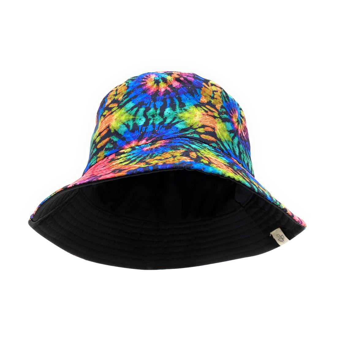 Empire Cove Tie Dye Ice Crumple Bucket Hat Reversible Fisherman Cap Women Men