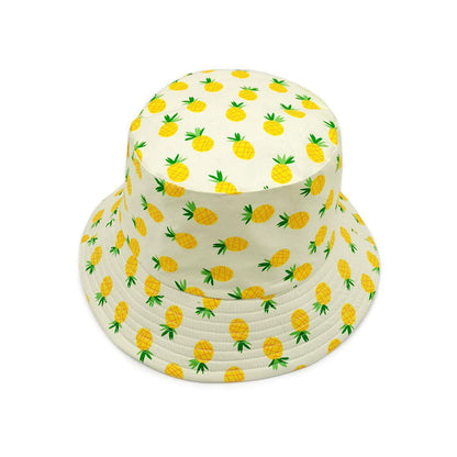 Empire Cove Fruit Print Bucket Hat Reversible Fisherman Cap Women Men Summer