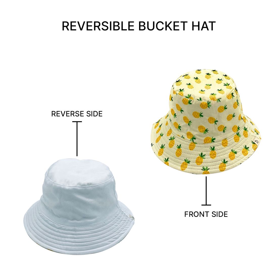 Empire Cove Fruit Print Bucket Hat Reversible Fisherman Cap Women Men Summer