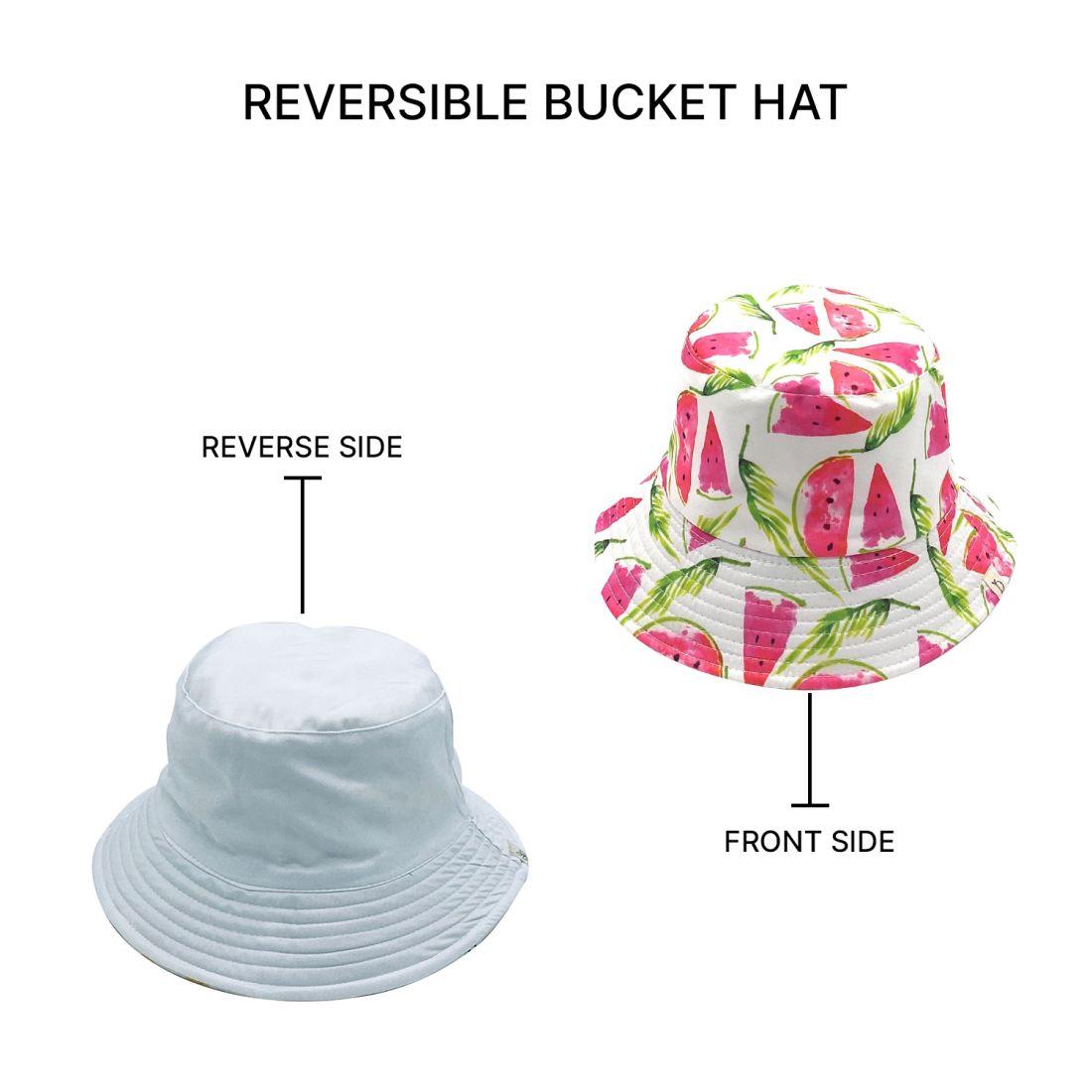 Chapeau Bob Réversible Reshmena Unisexe Coton - Fisherman Hat Taille 56-58cm Protection Soleil