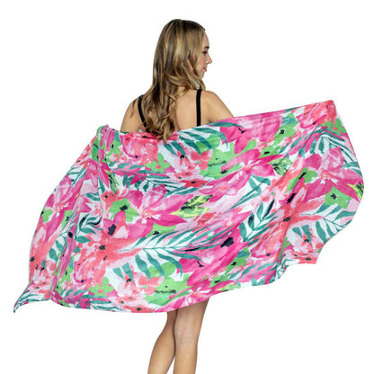 Empire Cove Womens Scarf Scarves Wraps Watercolor Floral Sarong Beach Cover Ups