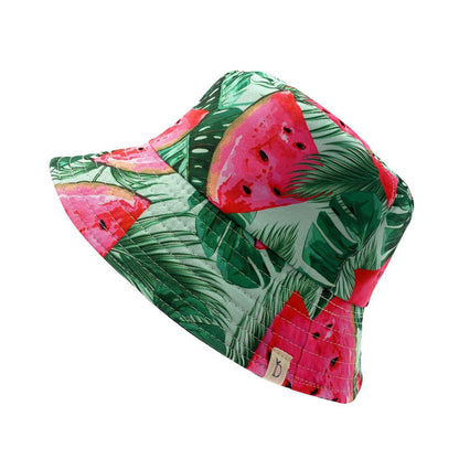 Empire Cove Fruit Print Bucket Hat Reversible Fisherman Cap Women Men Summer