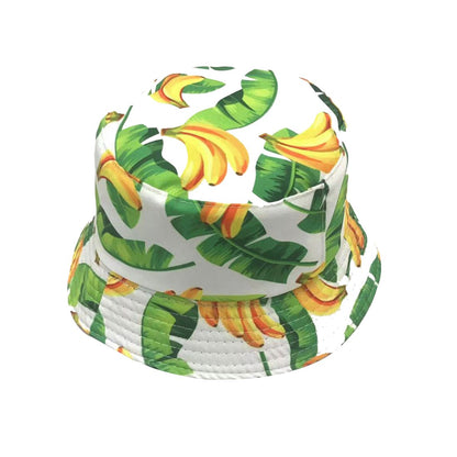 Empire Cove Fruit Print Bucket Hat Reversible Fisherman Cap Women Men Summer