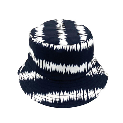 Empire Cove Tie Dye Stripes Bucket Hat Reversible Fisherman Cap Women Men Summer