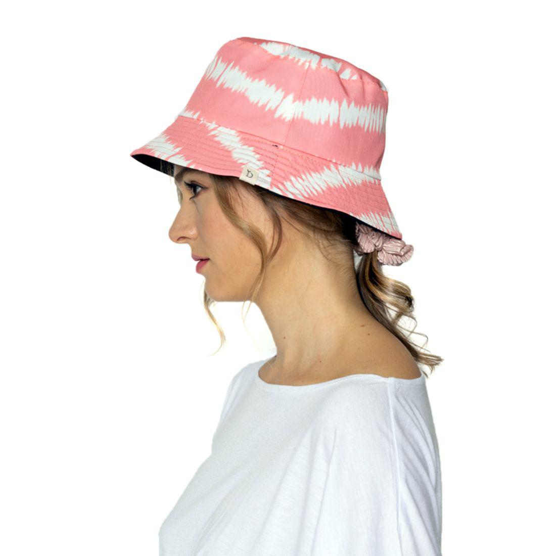 Empire Cove Tie Dye Stripes Bucket Hat Reversible Fisherman Cap Women Men Summer