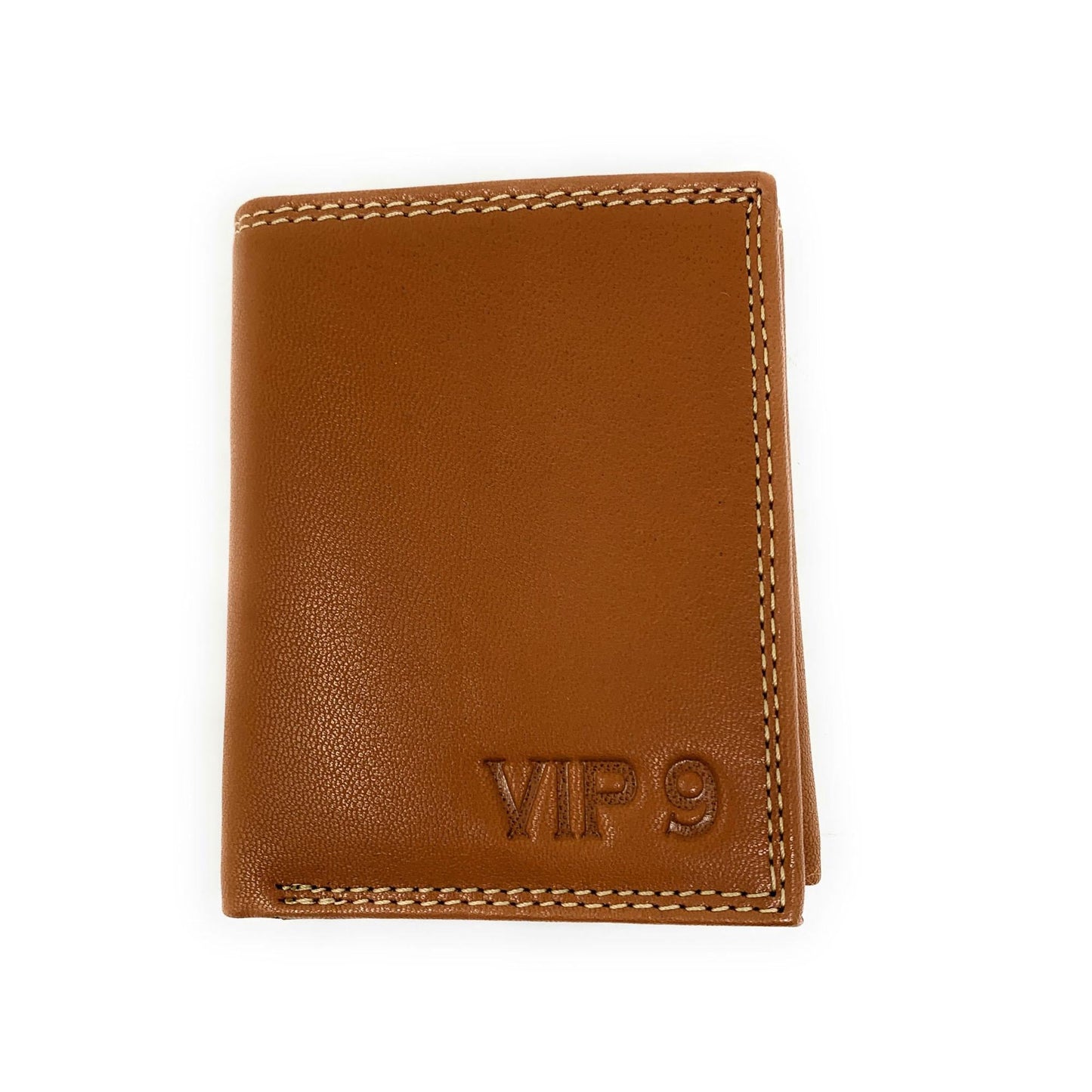 Empire Cove VIP Classic Genuine Leather Slim Trifold Wallets Cash Card ID Slots-Wallets-Empire Cove-Black-Casaba Shop