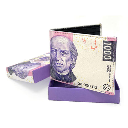 Mexico Mexican Flag Money Bifold Wallets In Gift Box Mens Womens Youth - Peso Ne-UNCATEGORIZED-Empire Cove-MEXICAN EAGLE-Casaba Shop