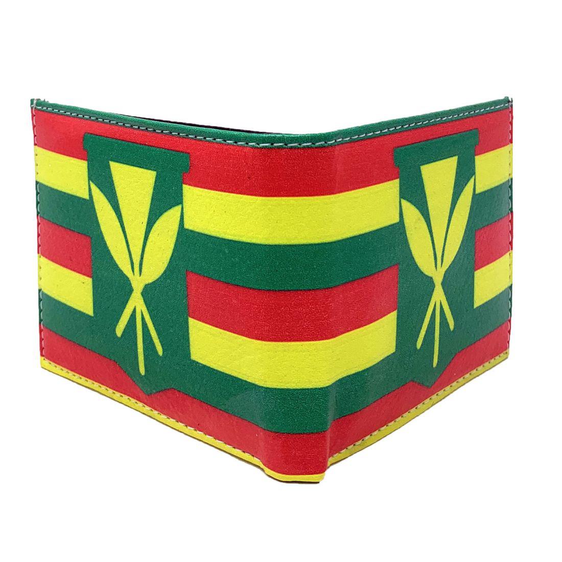 Hawaii Kanaka Bifold Wallets In Gift Box Mens Womens Kids-UNCATEGORIZED-Empire Cove-KANAKA FLAG-Casaba Shop