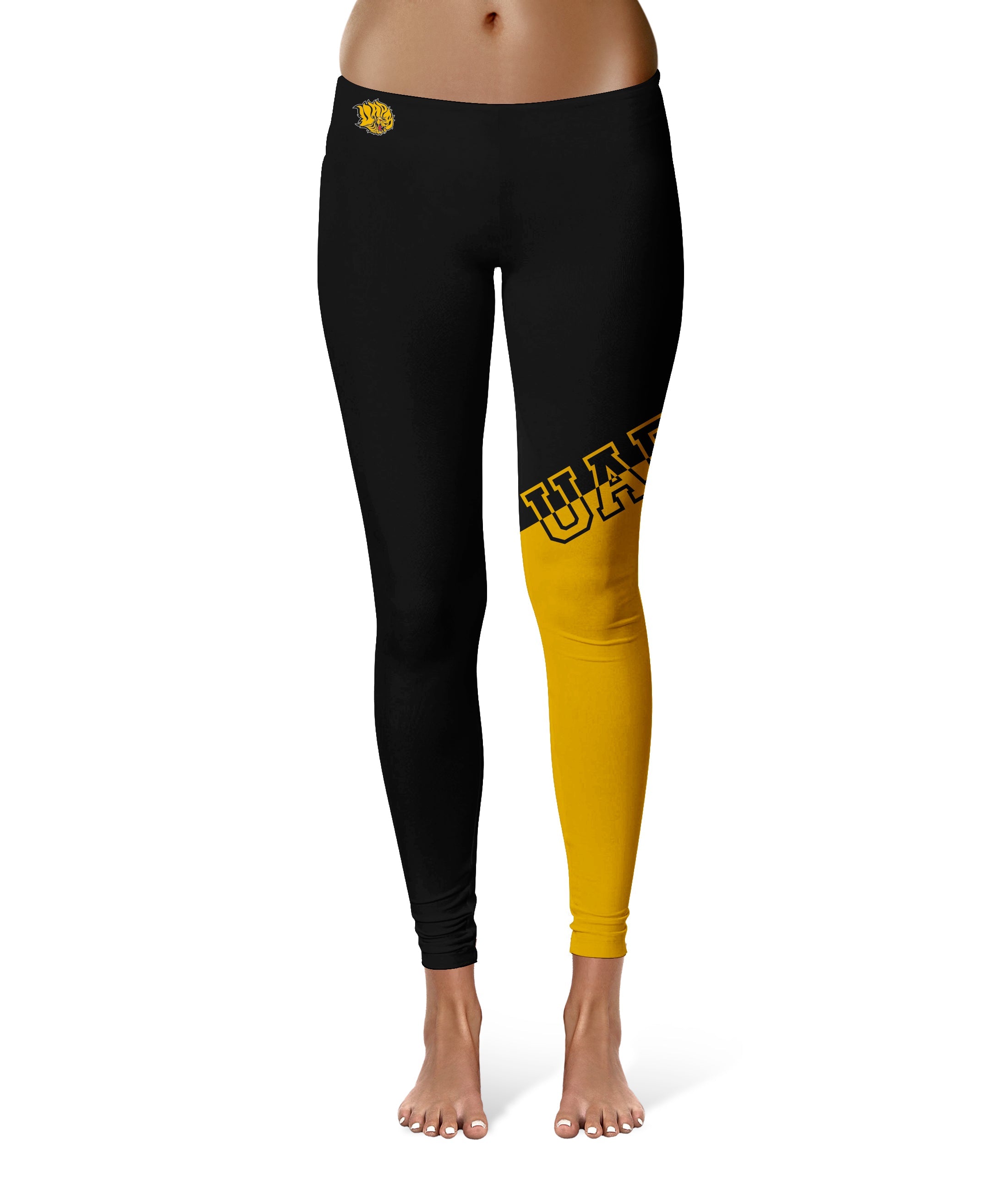 Womens black and outlet gold leggings