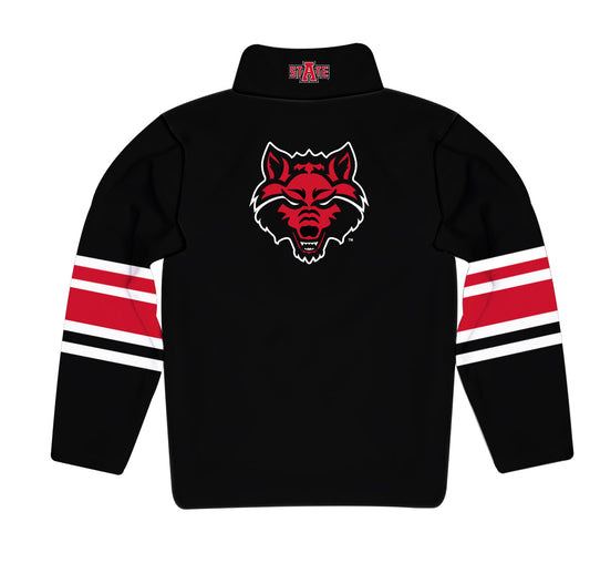 Mouseover Image, Arkansas State Red Wolves Game Day Black Quarter Zip Pullover Sweatshirt for Toddlers and Youth