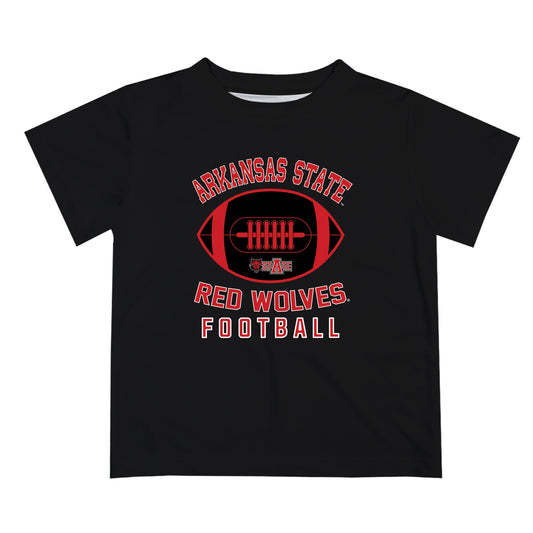 Mouseover Image, Arkansas State Red Wolves Vive La Fete Football V2 Red Short Sleeve Tee Shirt