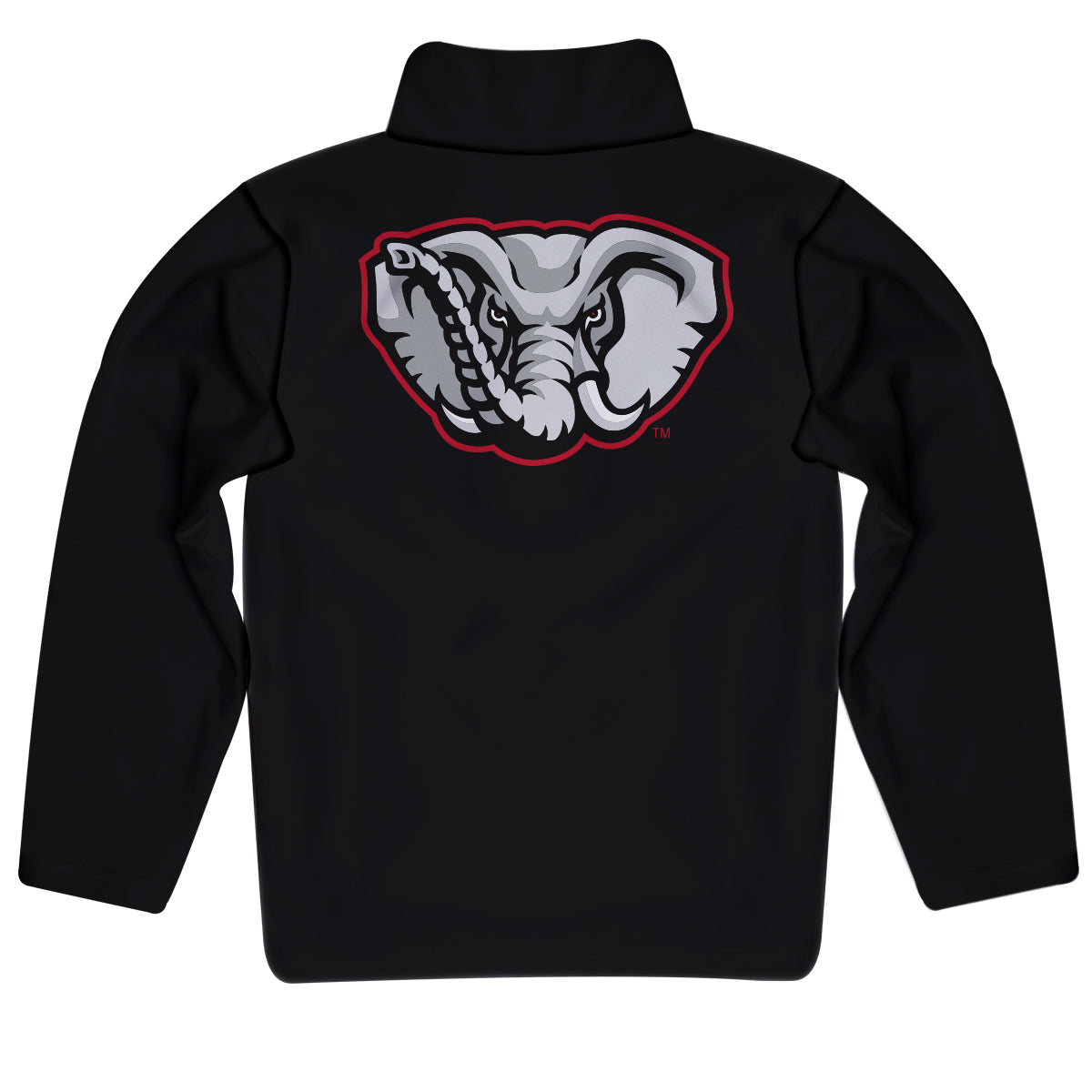 Alabama Crimson Tide Game Day Solid White Quarter Zip Pullover for Infants Toddlers by Vive La Fete