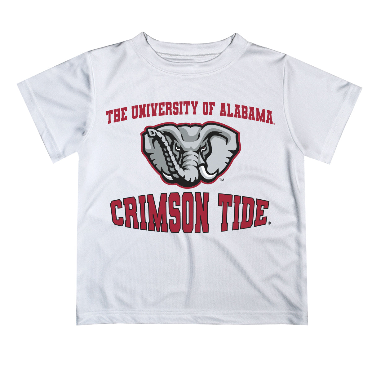 Alabama Crimson Tide Vive La Fete Boys Game Day V3 White Short Sleeve Tee Shirt
