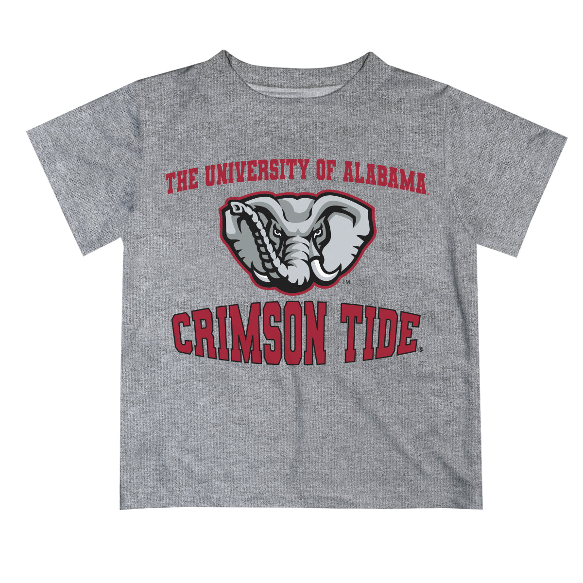 Alabama Crimson Tide Vive La Fete Boys Game Day V3 Gray Short Sleeve Tee Shirt